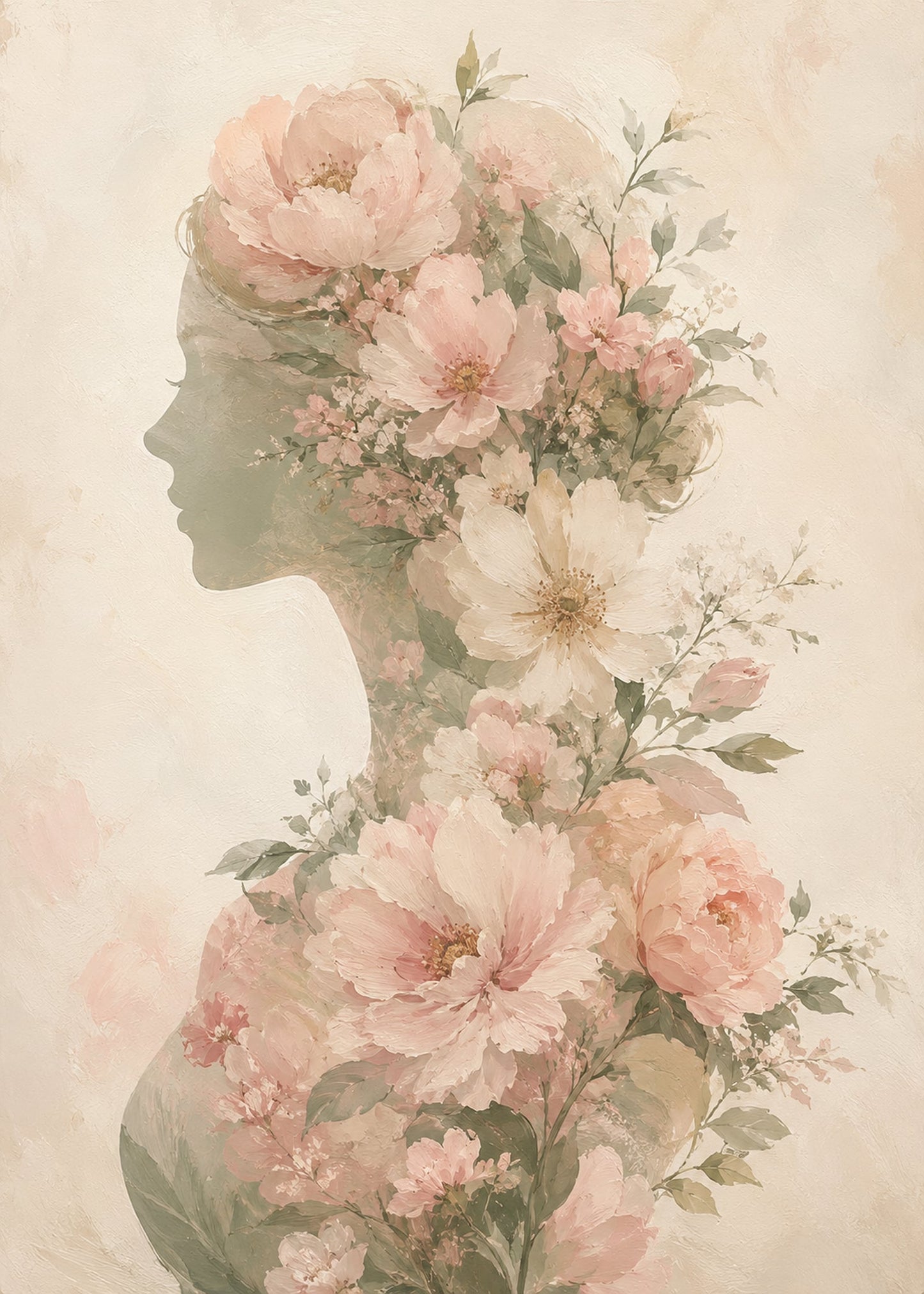 Blomstrende Silhuett