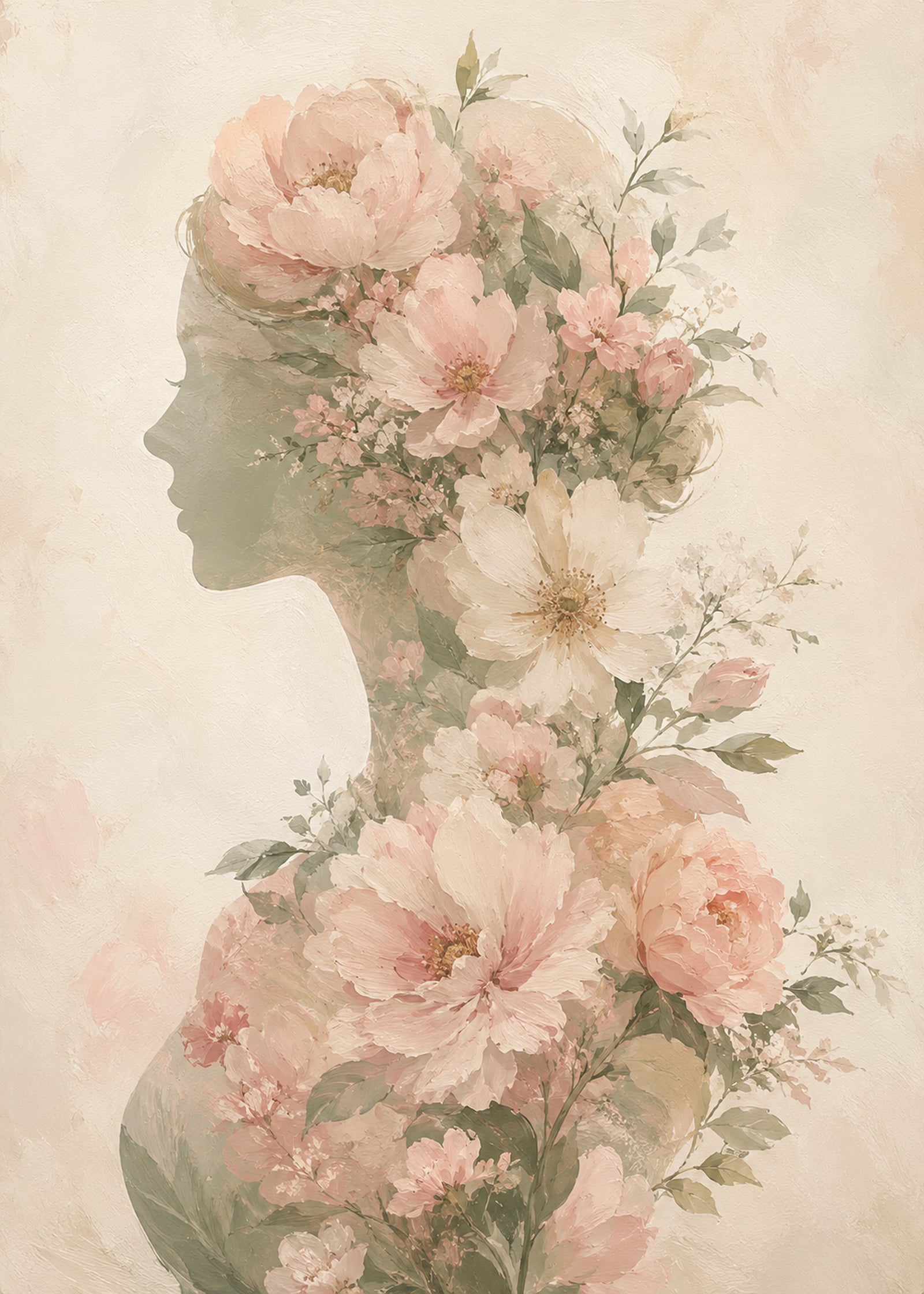 Blomstrende Silhuett